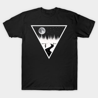 Road Trip sky moon design T-Shirt